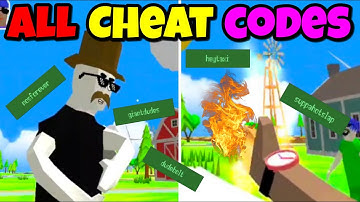 Dude Theft Wars: Open World Sandbox Simulator BETA - All Cheats Codes - New Version 0.9.0.3