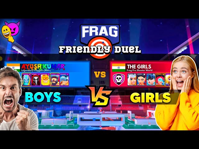 The BOYS vs The GIRLS 🔥 Full Power ✓ FRAG Pro Shooter class=