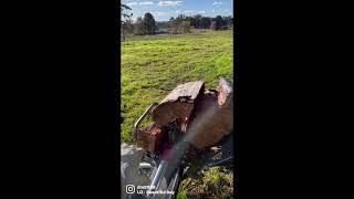 Using the RedGum Lifter-Splitter Logsplitter | RedGum Products