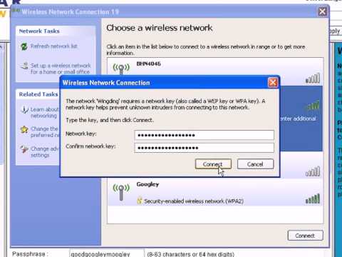 2. Setting Up A Secure Wireless Network - Windows XP