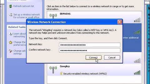 2. Setting Up A Secure Wireless Network - Windows XP