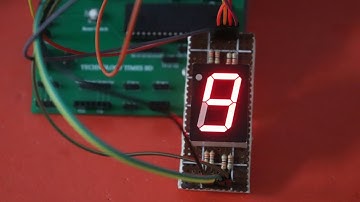 7 Segment Display interfacing with PIC16F877A Microcontroller and MikroC