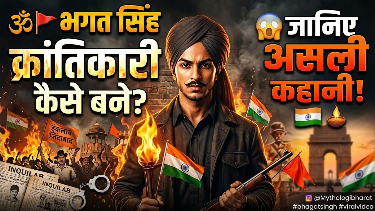 🚩भगत सिंह क्रांतिकारी कैसे बने? 😱 जानिए असली कहानी! 🇮🇳” @Myt