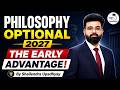Philosophy Optional 2027 Strategy: The Hidden Advantage of Starting Now! | By Shailendra sir