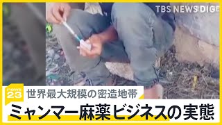 「薬なしでは生きられない」ミャンマー麻薬ビジネスの実態　周辺国に密輸増加･･･日本は“魅力的な市場”【news23】｜TBS NEWS DIG