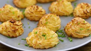 Duchess Potatoes Recipe| How to Make Mashed Potato Swirls