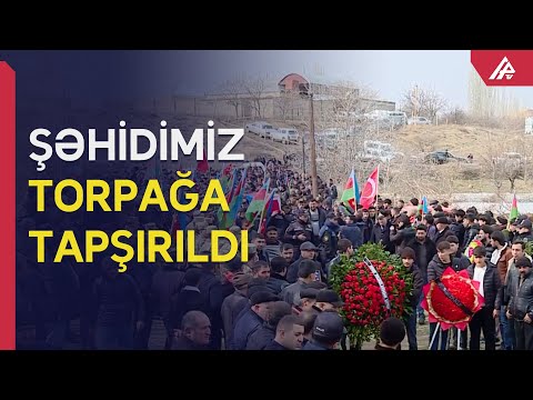 Dünən şəhid olan hərbçi Eşqin Hüseynov Tovuzda dəfn edilib - APA TV