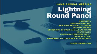 LAMA Lighting Round Panel- "State of the Archives"