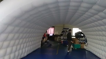 Outdoor durable custom inflatable tunnel tents for party events