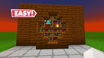 Simple bookshelf design for Minecraft