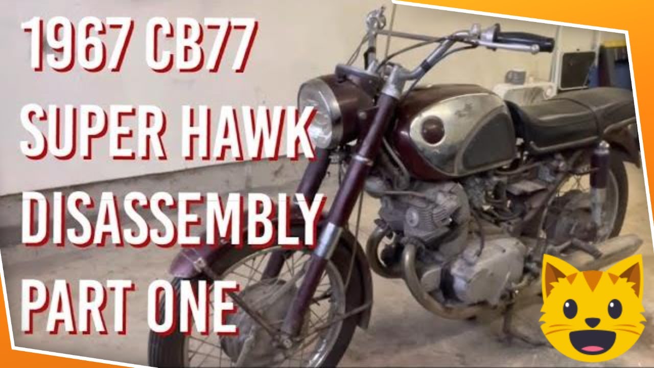 Honda CB77 Super Hawk Motorcycle Restoration: Disassembly: Part One