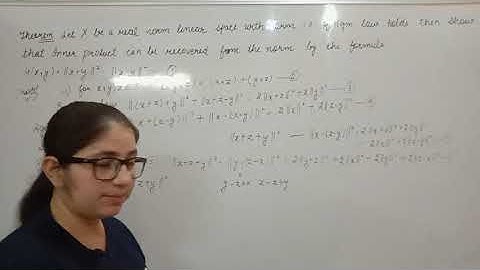 A real norm linear space which holds parallelogram law is an inner product space , IPS