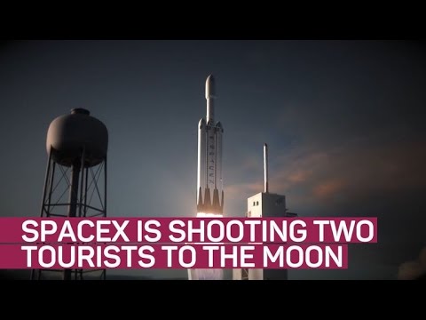 SpaceX plans to shoot tourists around the moon (CNET News)