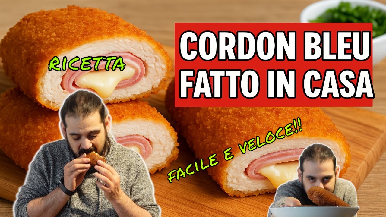 RICETTA DEL CORDON BLUE FATTO IN CASA (buonissimo e facile da fare!) 