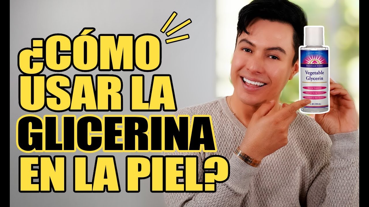 Quieres La Piel Más Bonita?  PONTE GLICERINA!  Te cuento cómo hacerlo...