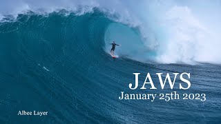 Jaws - January 25th 2023 - Big Wave Surfing by Tucker Wooding 8,475 views 1 year ago 4 minutes, 32 seconds