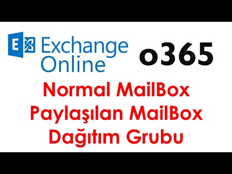 o365 Mail Türleri | Kaç Tür Mail Var | Exchange Online MailBox Paylaşılan ve Dağıtım Nedir