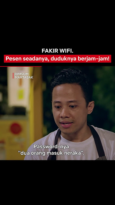 Acho Jengkel Ada Pelanggan Langsung Minta WiFi | Dimsum Martabak | #Shorts