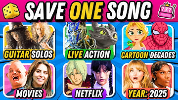 Save One Song with Random Rules - Amazing New Rules 🎤🎵 Choose Your Favorite Track | Music Quiz