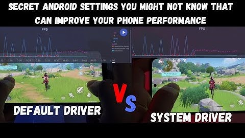 Android Default Driver VS System Driver - What