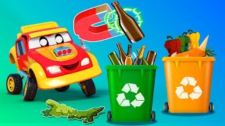 The RACE CAR learns to recycle!  | InvenTom The Tow Truck | Car City World App screenshot 4