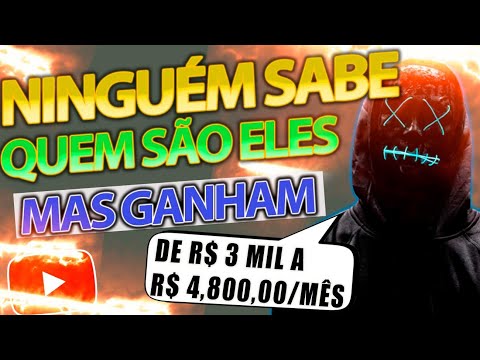 ⚡SEM APARECER! Como ganhar 3 MIL ou mais POR MÊS! 💰💻 5 Canais Dark fazendo dinheiro! COMPROVADO 🚨