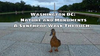 Relaxing Walk Through Washington DC's National Mall with Synthpop Music