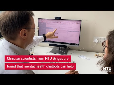 NTU Singapore doctors find mental health chatbots can help people with depression