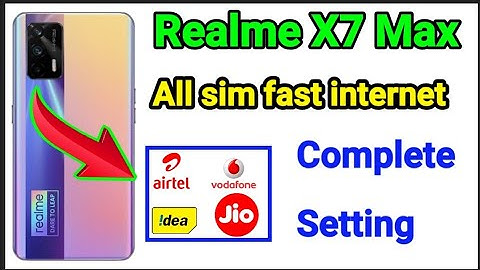 Realme X7 max internet fast  setting / how to solve internet problem Realme X7 max