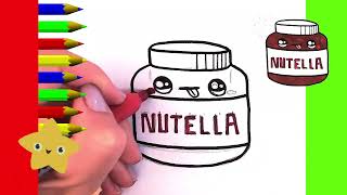 Kawaii. Dibujos Para Dibujar. Dibujos Cute Para Hacer Muy Fácil. Nutella