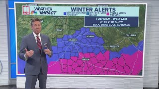 Timeline | When could possible snow arrive in north Georgia?