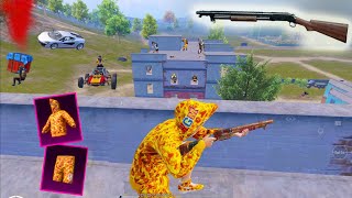 PUMP SHOTGUN ONLY with BAPE OUTFIT FULL RUSH GAMEPLAY🔥 pubg mobile