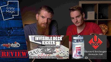Invisible Deck Kicker (David Penn) & UBox (Edouard Boulanger) || Enjoy Magic Review