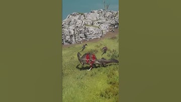 Path of titans concs vs spino #dinofight #dinosaur #gaming #pathoftitans #spinosaurus #concavenator