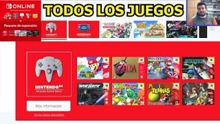 NINTENDO SWITCH ONLINE + PAQUETE DE EXPANSIÓN 🕹️ Lista de todos los Juegos y Ventajas Expansion Pack