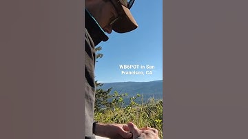 Summits on the Air QSO with WB6POT from Peck Mtn, Idaho to California #hamradio  #qrp #morsecode