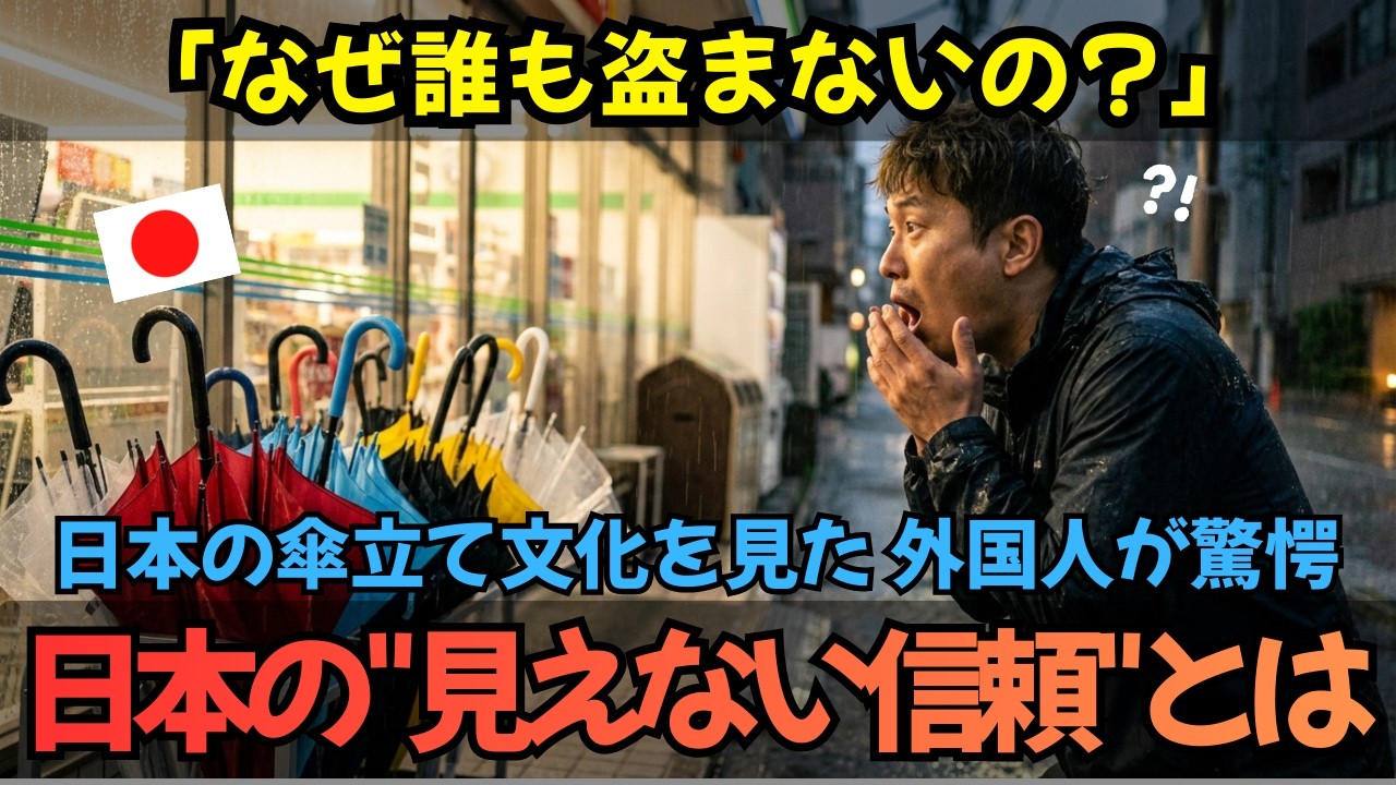 「なぜ誰も盗まないの？」日本の傘立て文化を見た韓国人が驚愕→3ヶ月後、彼が気づいた日本の