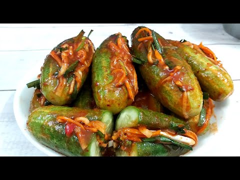 Video Cách làm Kim Chi Dưa Leo tại nhà giòn giòn cay cay cực... - youtube