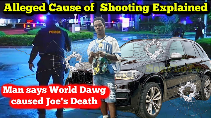 Alleged Witness Says World Dawg Started Altercation That Led to Shooting
