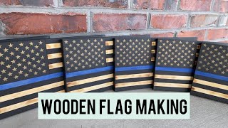Flag Making! Lasers, power tools and paint!
