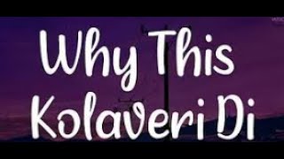 3 - Why This Kolaveri Di Official Video | Dhanush | Anirudh Ravichander | Shruti Haasan