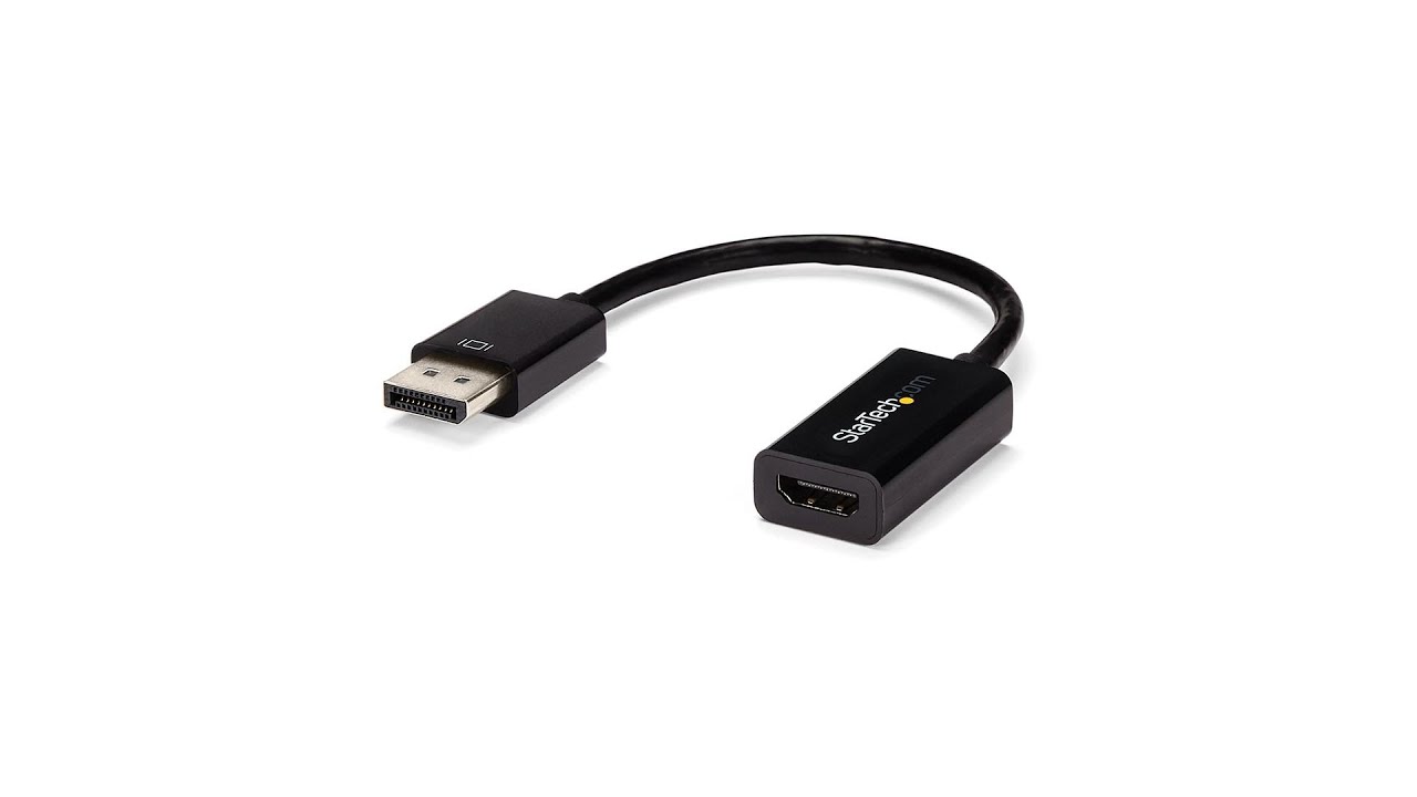 DisplayPort to HDMI Adapter 4K - Active - DisplayPort & Mini Adapters | StarTech.com