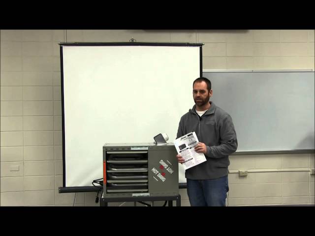 How to Vent a Modine Unit Heater Residentially Category III Horizontal -  YouTube