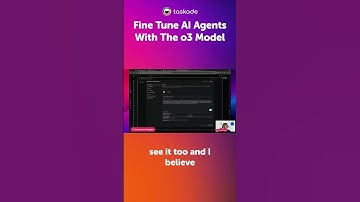 Fine tune AI Agents with the o3 model in Taskade