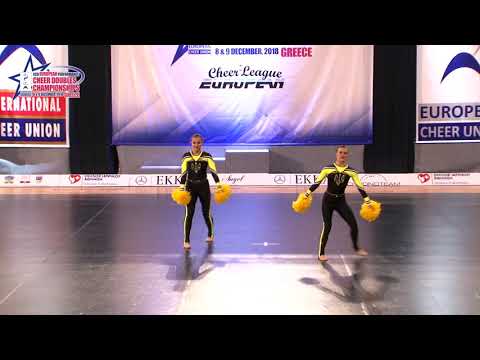 92 JUNIOR DOUBLE FREESTYLE POM Bohynia   Honcharova  PROMETEY  UKRAINE