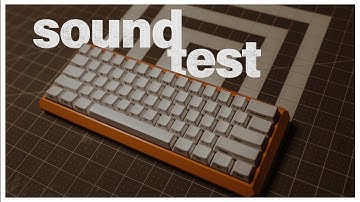 Keyboard Sound Test - Lubed & Filmed Holy Pandas - KBD Case