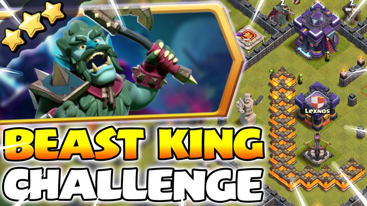 HOW TO 3 STAR THE BEAST KING CHALLENGE
