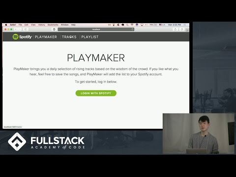 Stackathon Presentation: PlayMaker