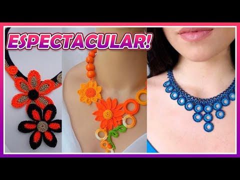 COLLARES TEJIDOS A CROCHET - YouTube