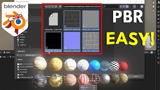 How to Set Up PBR Materials in Blender in 30 Seconds!